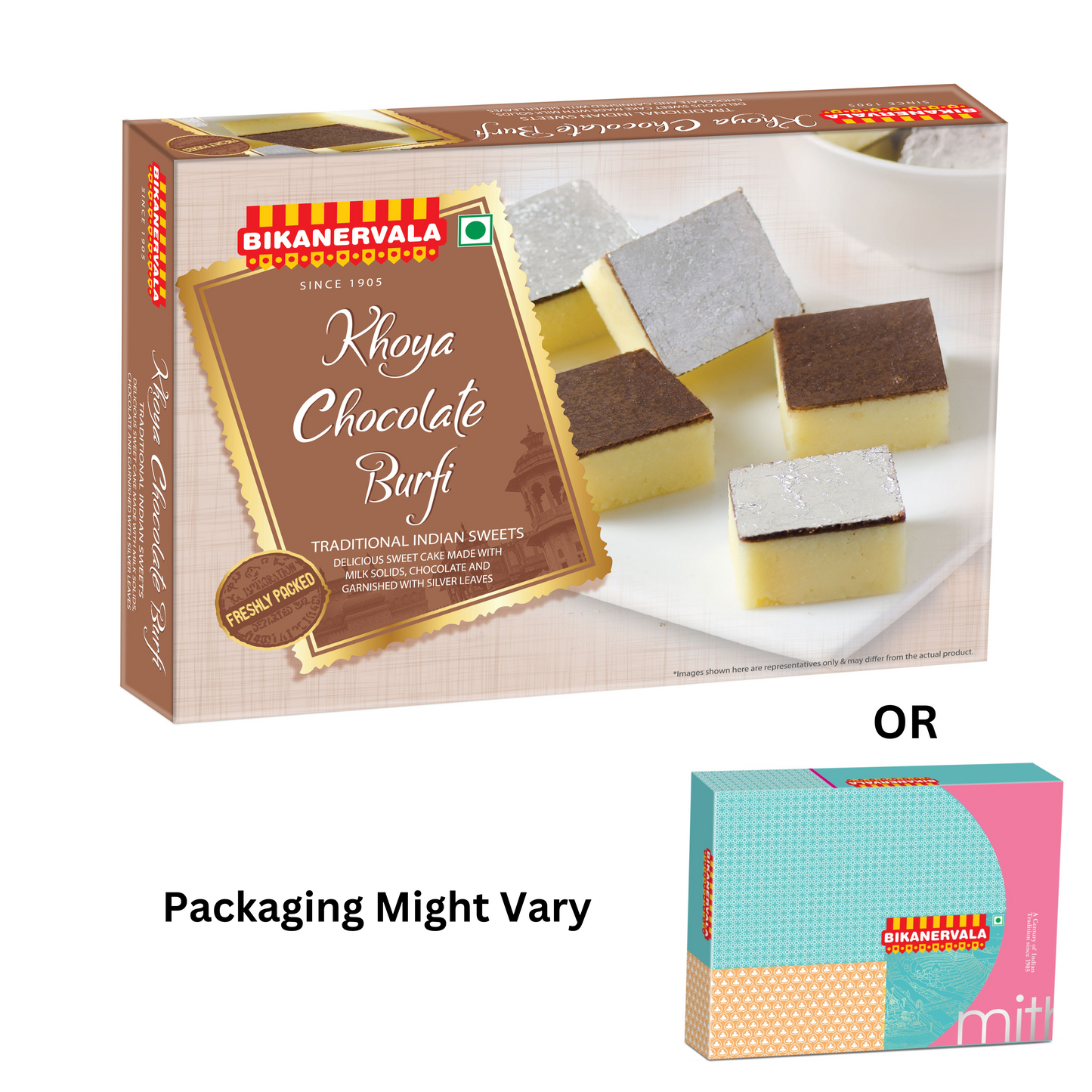 Khoya Chocolate Burfi (Freshly Packed) 400g