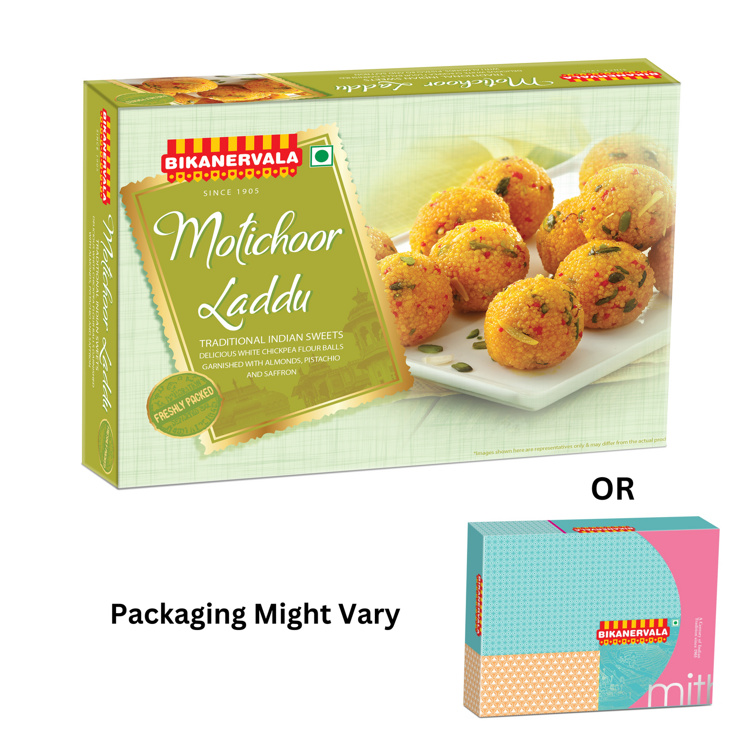Motichoor Laddu (Desi Ghee) 400g