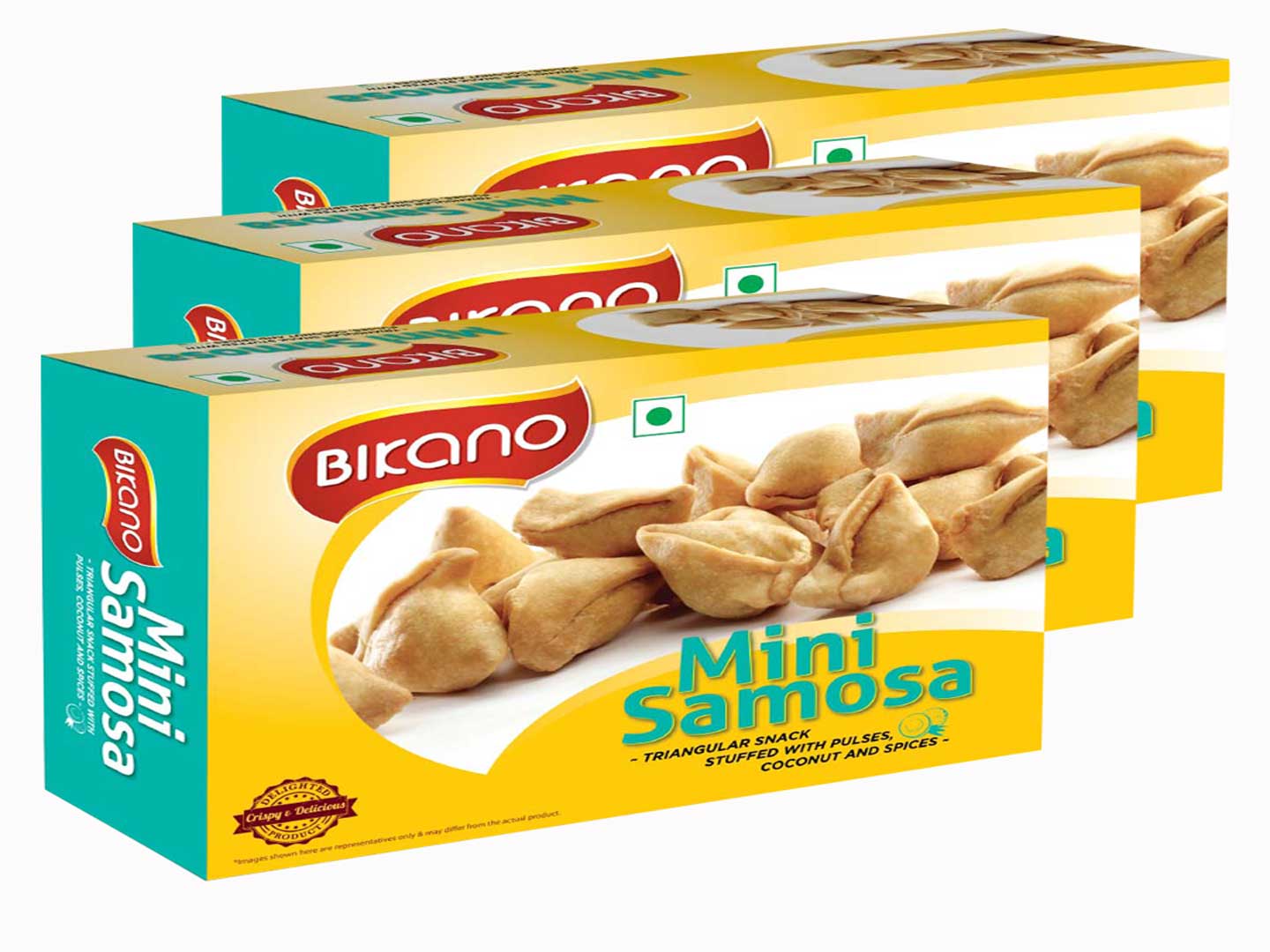 Mini Samosa (400 g, Pack of 3)