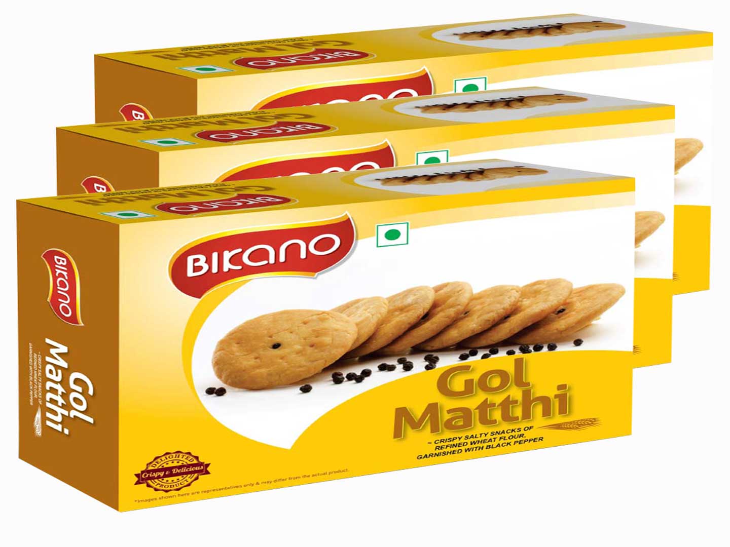 Gol Mathi (400 g, Pack of 3)
