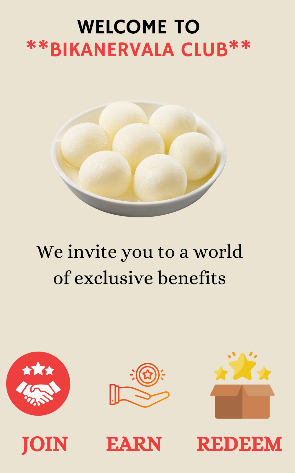 Welcome to bikanervala club 1