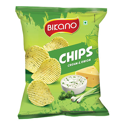 Chips Cream and Onion (Pack of 5)
