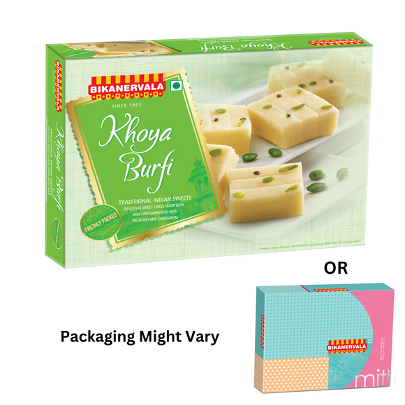 Khoya Burfi (Freshly Packed) 400g - Bikanervala
