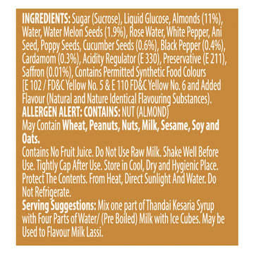 Thandai Kesariya 700ml - 0