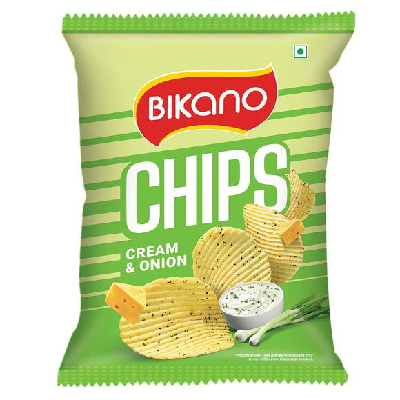 Bikano Cream & Onion Chips