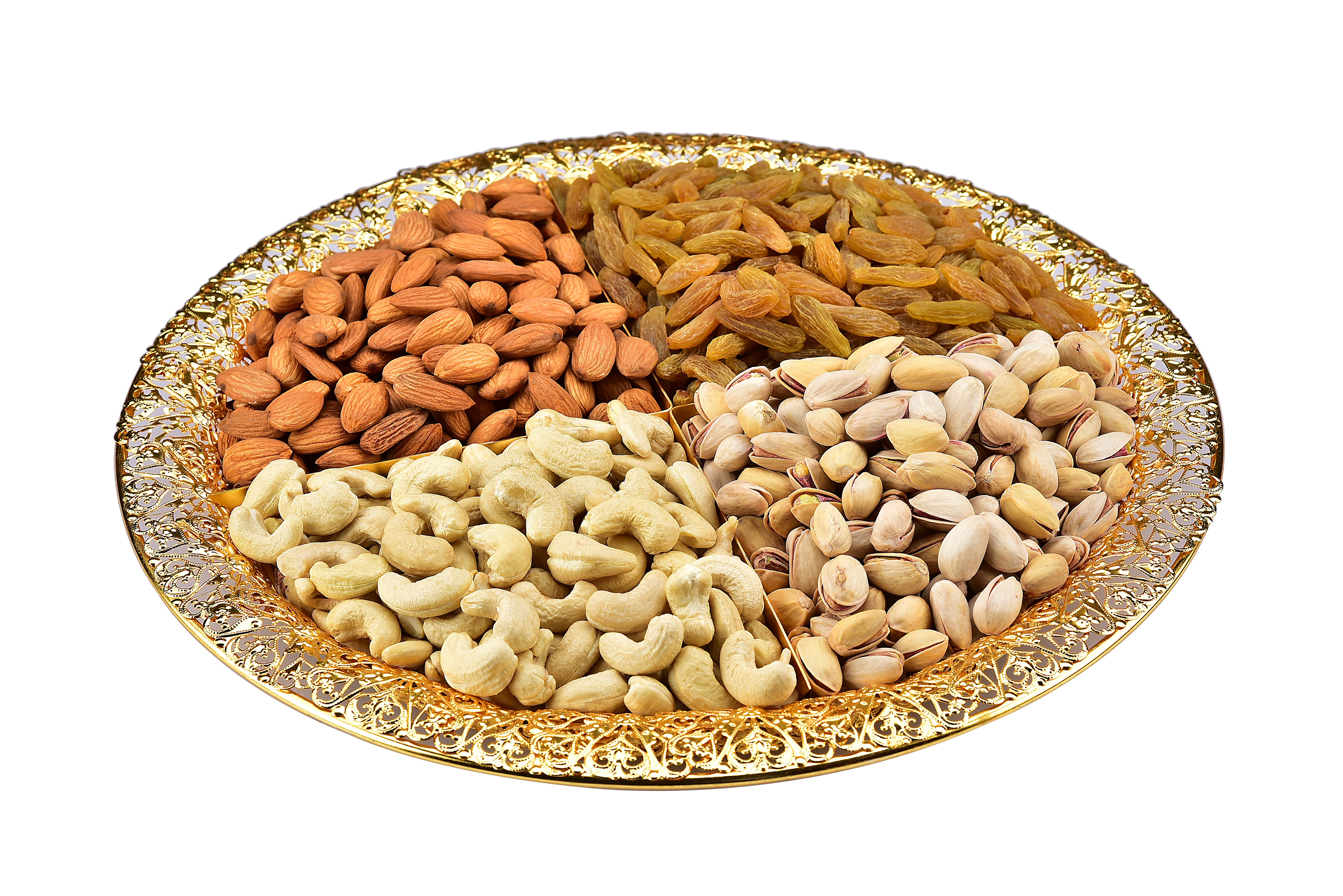 Dry Fruit Thal (12")