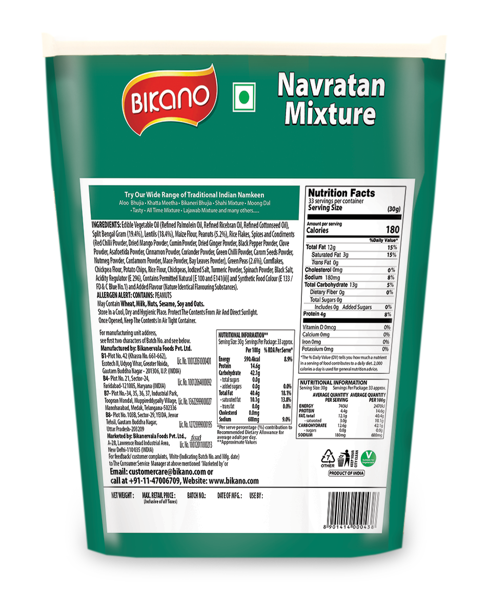 Navratan Mix 1 Kg - Bikanervala