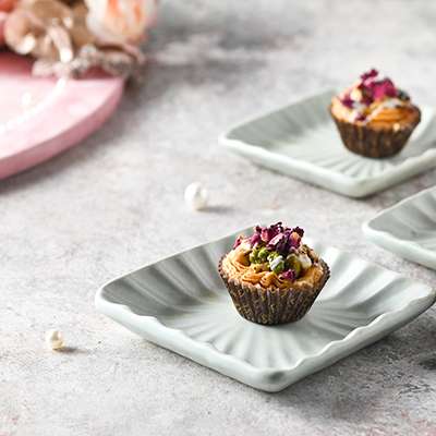 Bikanervala Baklava Gulab Khaas Tart