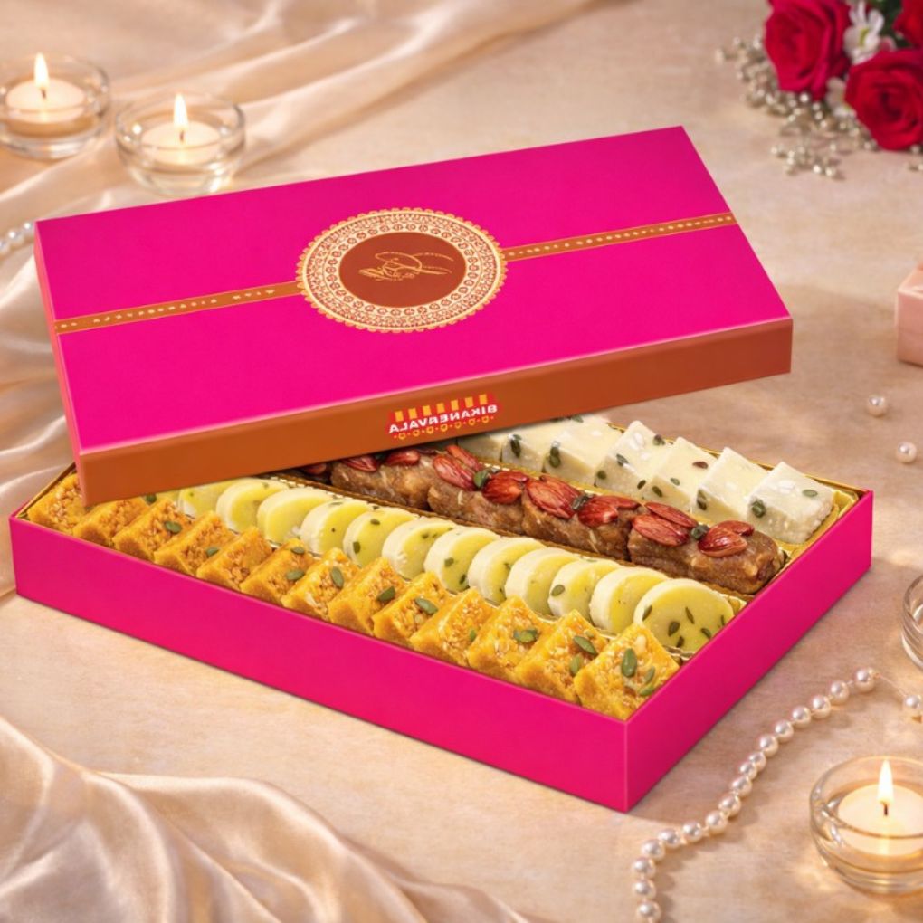 Bikanervala Golden Mix – Assorted Indian Sweets Gift Box