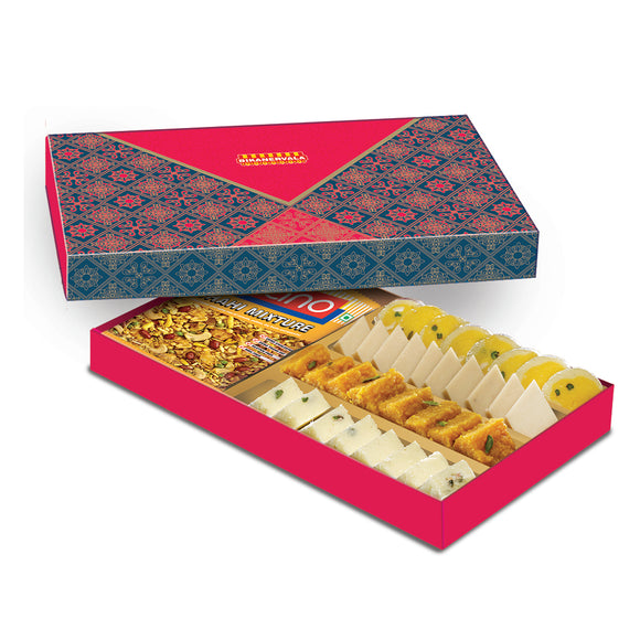 Indian sweet and savory gift box