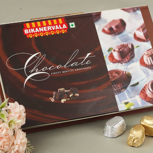 Elegant assorted chocolate treats