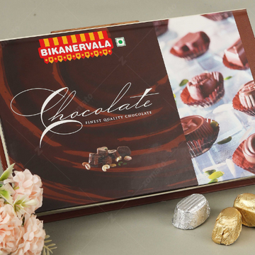 Elegant assorted chocolate treats