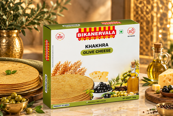 Khakhra Olive Cheese