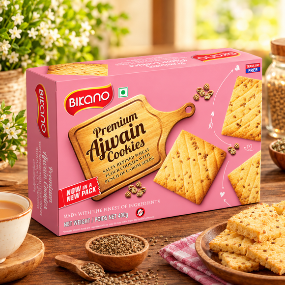 Premium Ajwain Cookies 400g