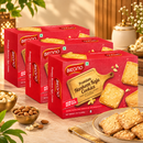 Bikano Namkeen Kaju Cookies (400 gms, Pack of 3)-1