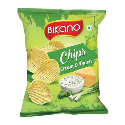 Chips Cream And Onion 75g - Bikanervala