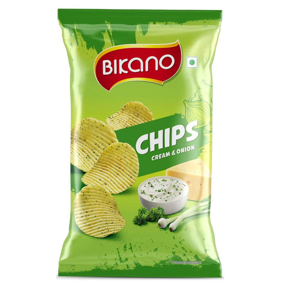 Bikano Chips Cream And Onion 80g