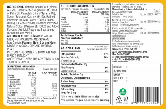 Premium Choco Kaju Cookies 400g