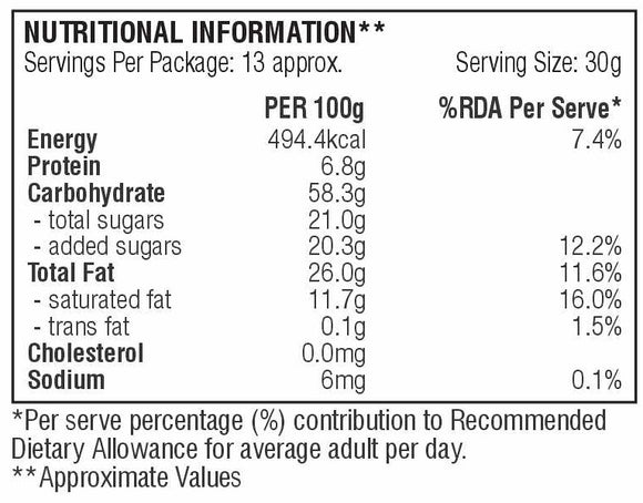 Premium Choco Kaju Cookies 400g