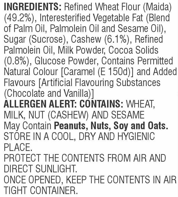 Premium Choco Kaju Cookies 400g