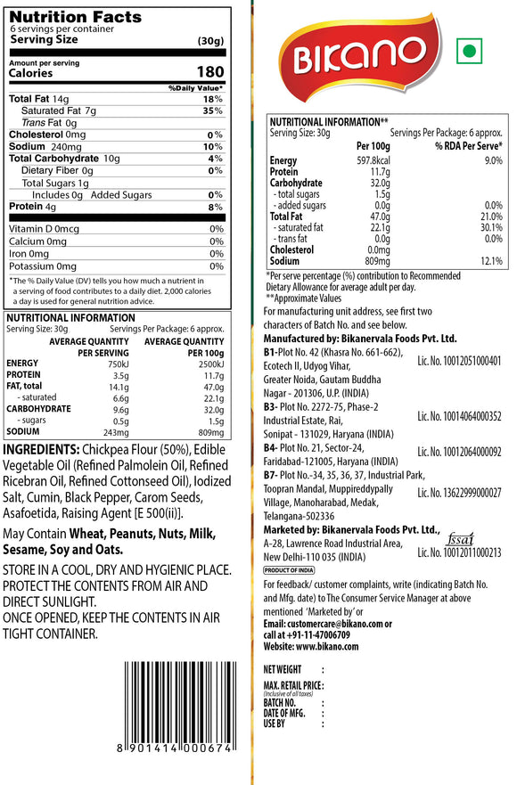 Ganthiya (200 g, Pack of 5) - Bikanervala