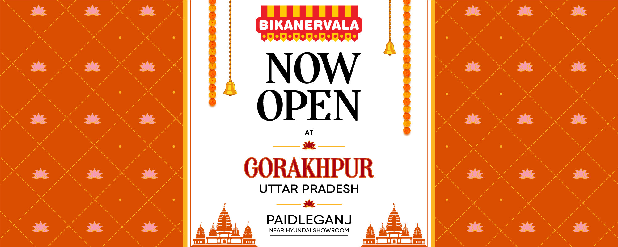 Gorakhpur now open website banner desktop