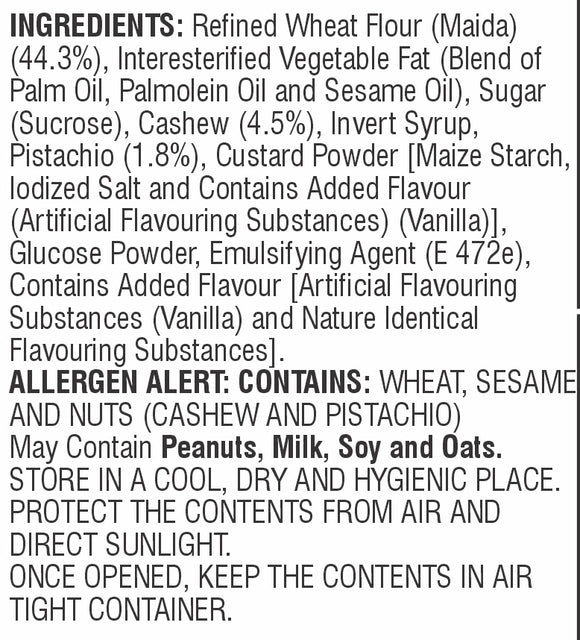 Premium Kaju Pista Cookies 400g