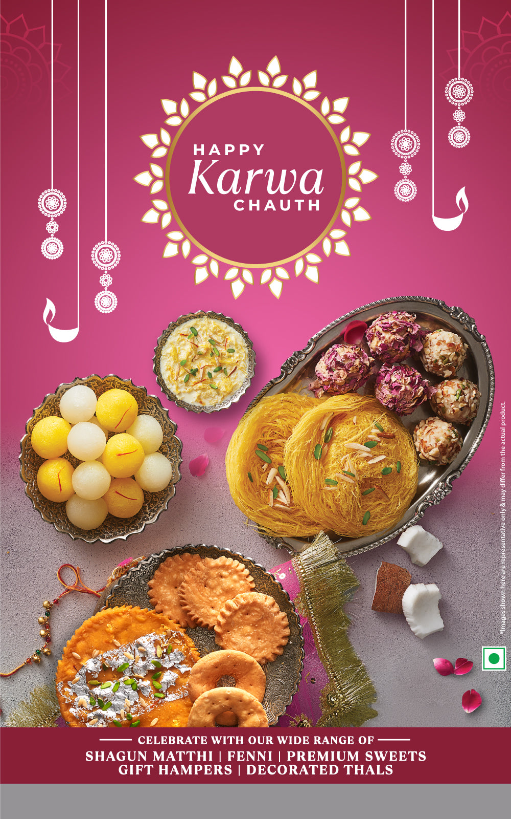 Karwa chauth 2024 website banner mobile