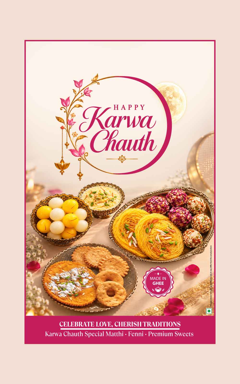 Karwa chauth website banner 2026  vertical