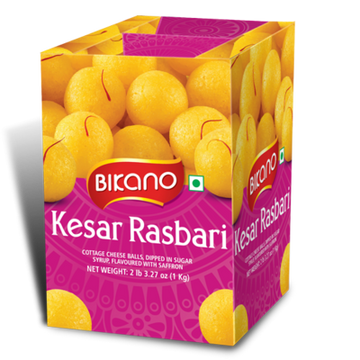Traditional Indian Sweet – Bikano Kesar Rasbhari