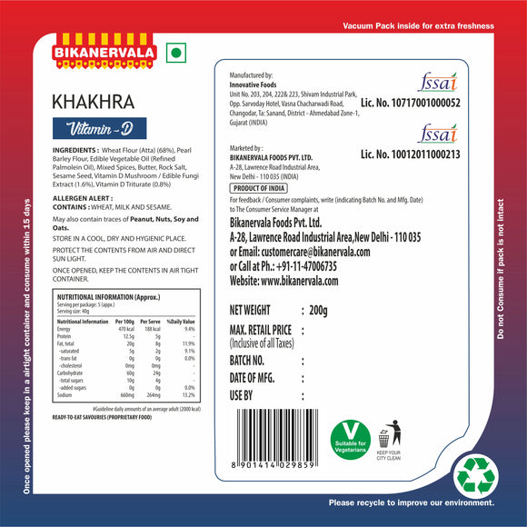 Khakhra Vitamin-D