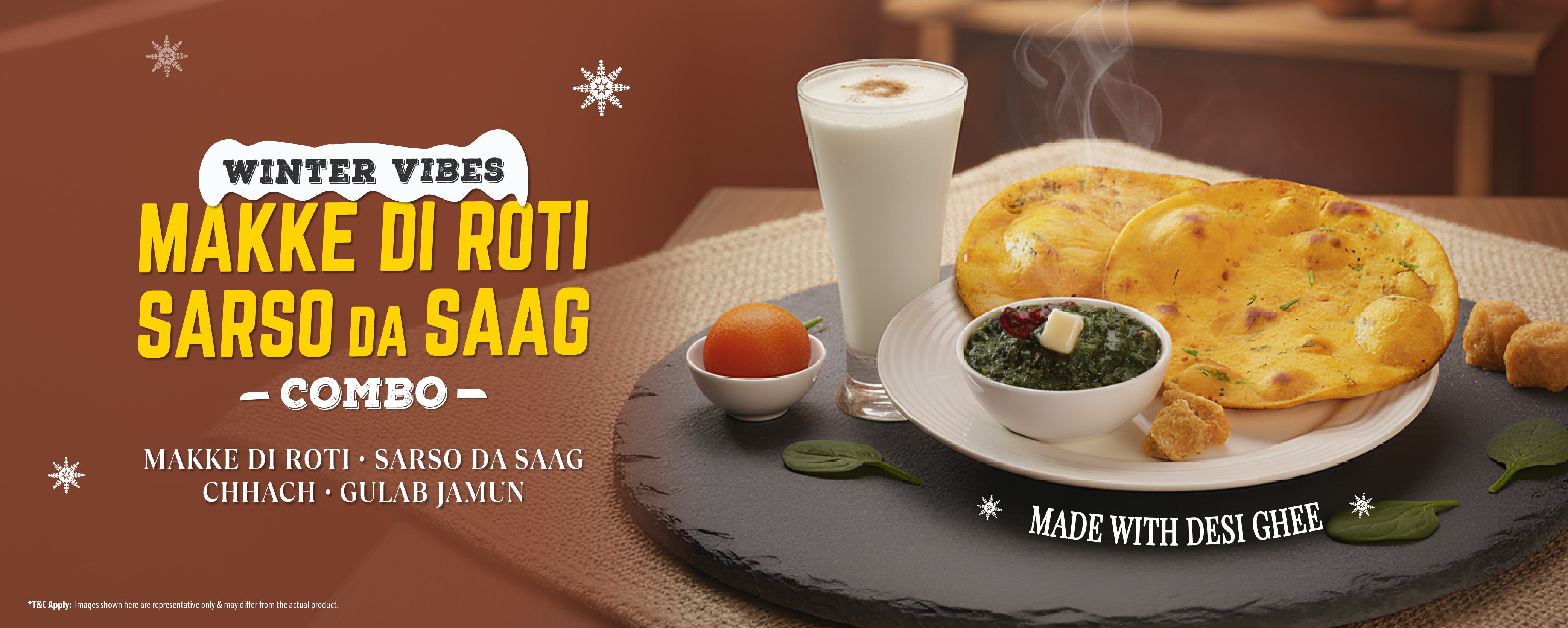 Makke di roti website banner desktop