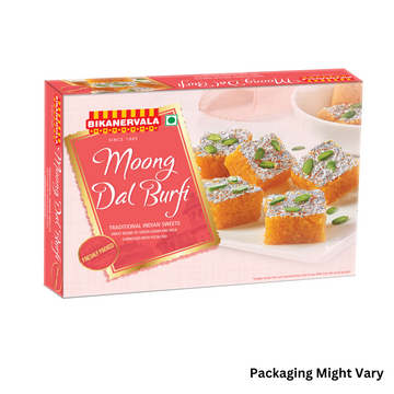 Authentic Moong Dal Burfi made with Desi Ghee by Bikanervala