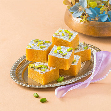 Moong Dal Burfi Sweets by Bikanervala