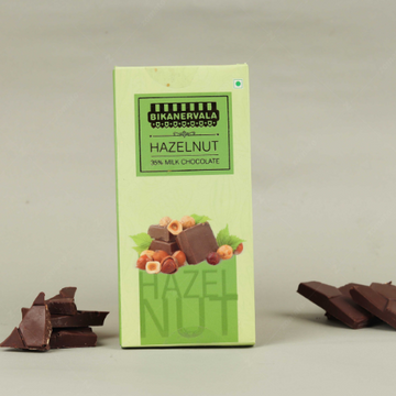 Rich chocolate with hazelnuts