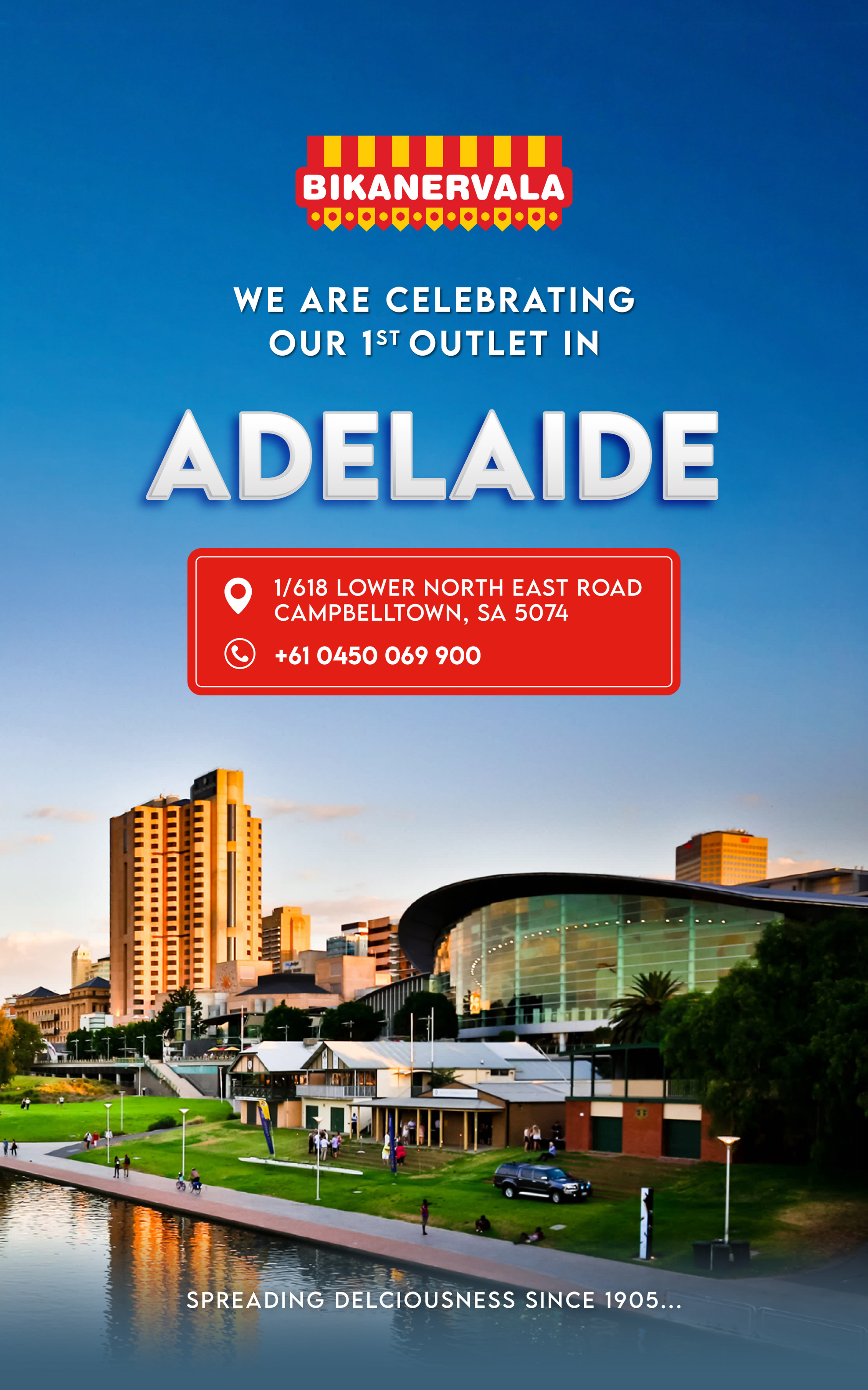 Now open in adelaide vertical