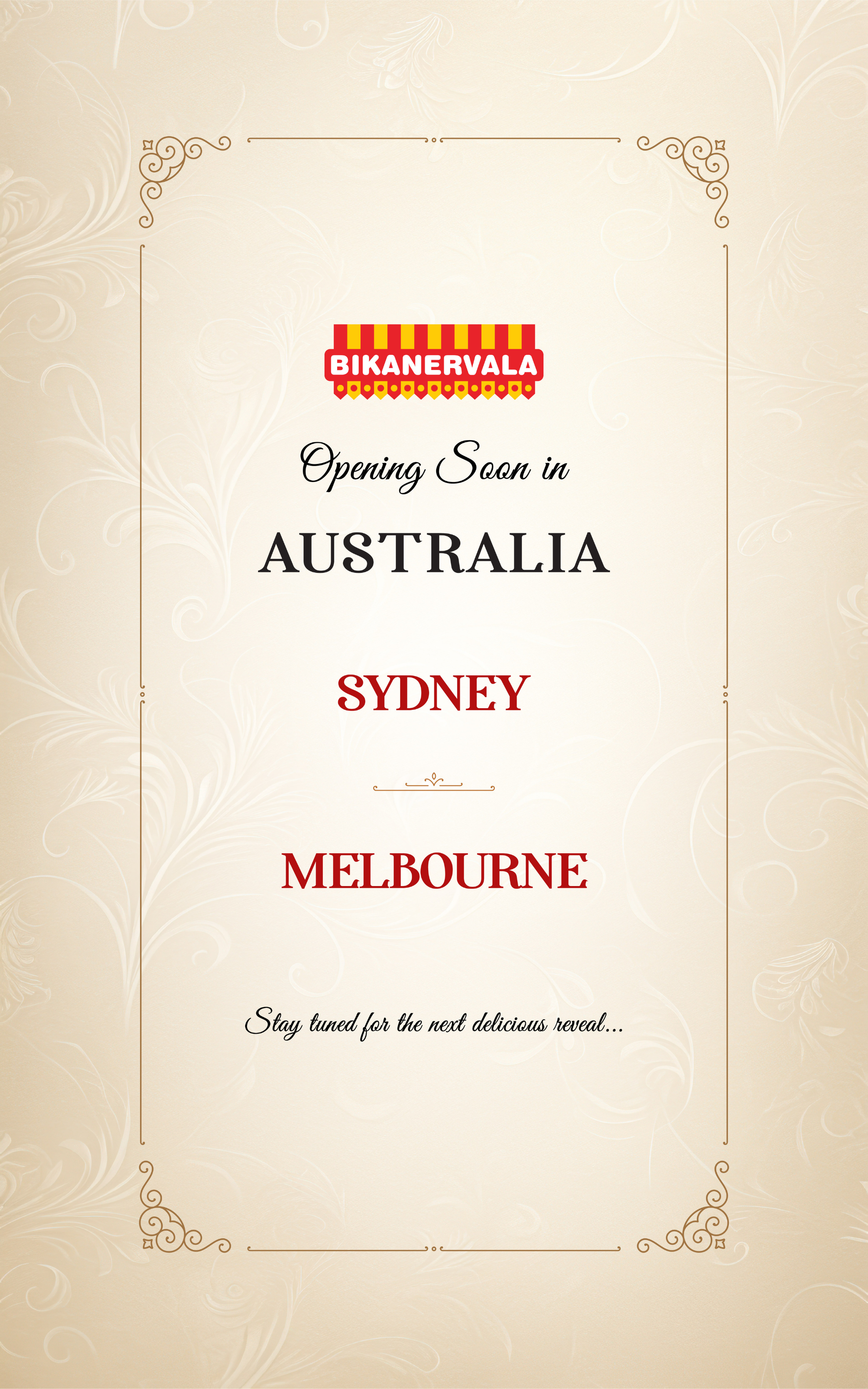 Opening soon in australia vertical