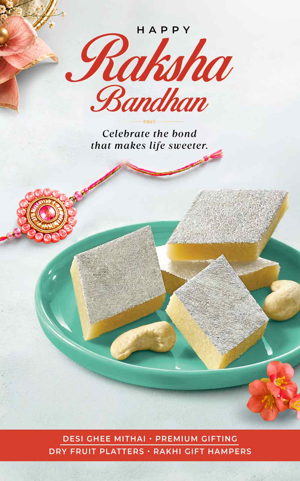 Raksha bandhan mobile website banner 2026