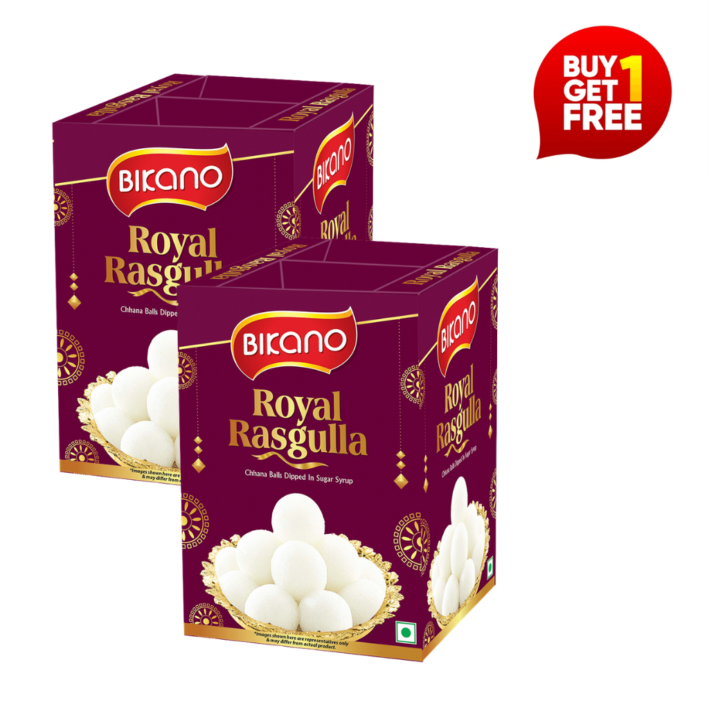 Royal Rasgulla 1 kg (BOGO) - Bikanervala