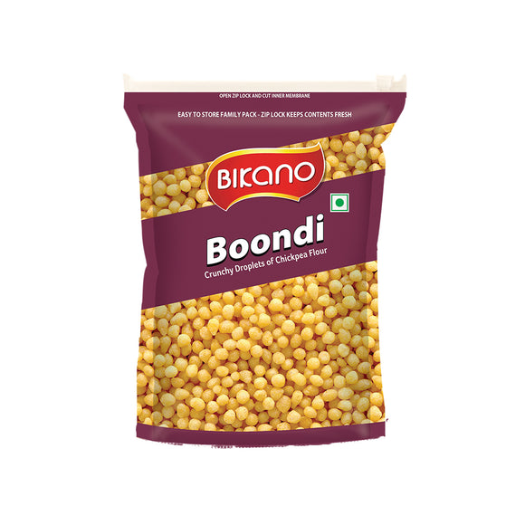 Bikano Boondi Salted Crispy Light Indian Snack for Raita and Meals

