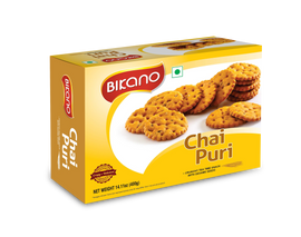 Bikano Chai Puri – lightly sweet, crispy Indian snack perfect for enjoying with tea or coffee