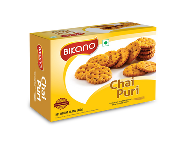 Bikano Chai Puri – lightly sweet, crispy Indian snack perfect for enjoying with tea or coffee