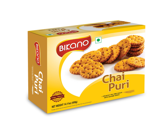 Bikano Chai Puri – lightly sweet, crispy Indian snack perfect for enjoying with tea or coffee