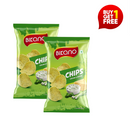Bikano Cream and Onion Chips – crunchy potato snack with creamy onion flavor