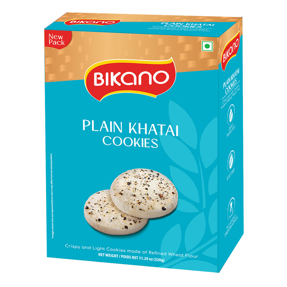 Bikano Plain Khatai Cookies – soft, mildly sweet Indian cookies with classic flavor