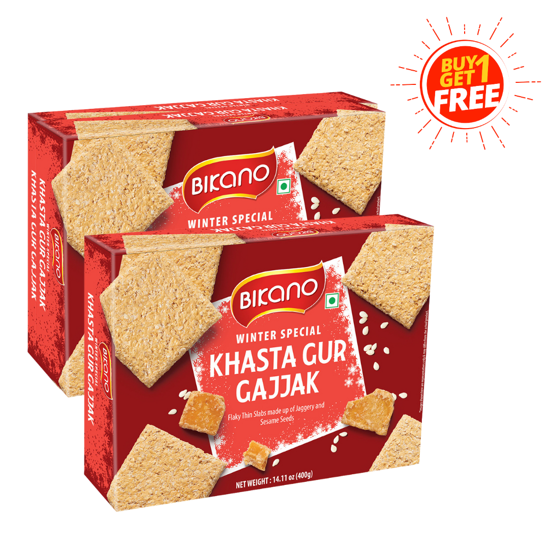 Gajjak Khasta Gur 400g (BOGO)